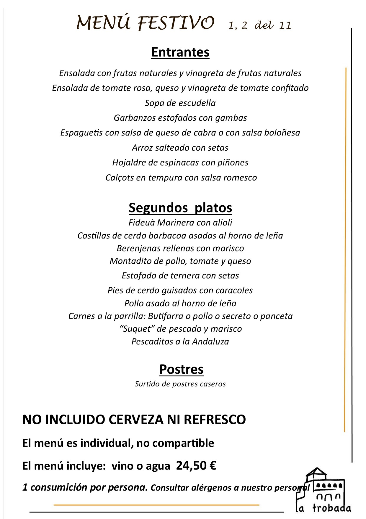 Menú festivo Castellano web